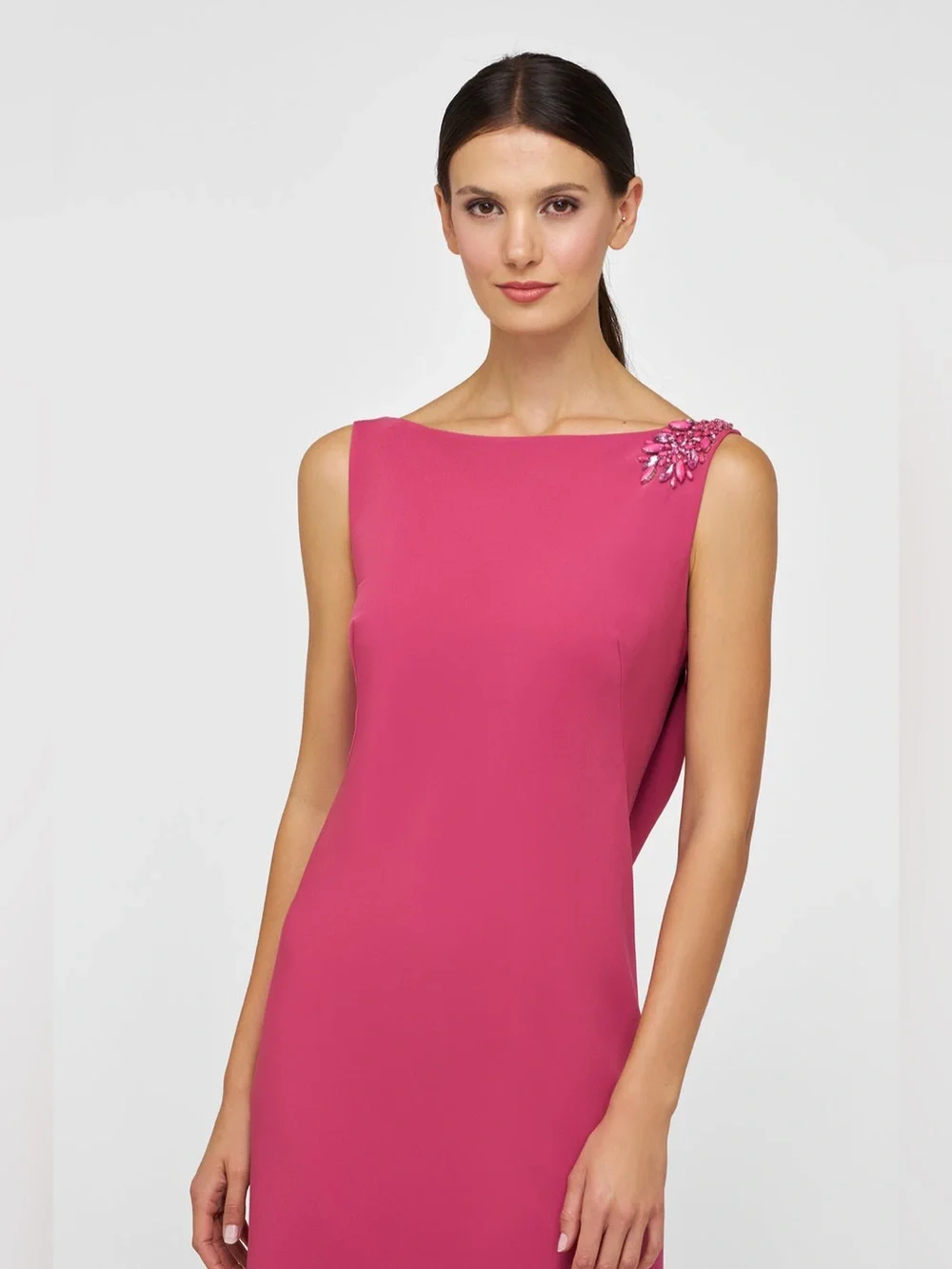 Kay Unger Pippa Gown Berry Sorbet - Picture 4 of 9